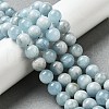 Natural Aquamarine Beads Strands G-I349-A01-01D-5