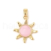 Brass Micro Pave Cubic Zirconia Pendants KK-R100-13G-01-1