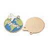 Alloy Enamel Pendants ENAM-V002-03KCG-2