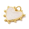 Brass Enamel Pendants KK-I276-20G-2