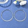 Tarnish Resistant 304 Stainless Steel Big Hoop Earrings EJEW-F105-13P-4
