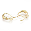 Brass Earring Hooks KK-S348-216-1