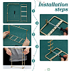 Iron Jewelry Display Stands ODIS-WH0086-148-3