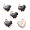 Alloy Enamel Charms PALLOY-F248-061LG-01-1