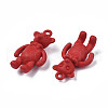Rack Plating Spray Painted Alloy Pendants PALLOY-N172-001-03-4