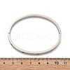 304 Stainless Steel Rhinestone Bangles for Women BJEW-Z092-05P-6