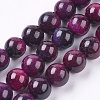 Natural Tiger Eye Beads Strands G-E468-E01-6mm-1