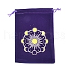 Velvet Moon Phase Printed Packing Tarot Pouches PW-WG17539-10-1