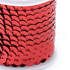 Eco-Friendly Plastic Paillette Beads PVC-Q092-6mm-3-3