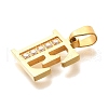 Ion Plating(IP) 304 Stainless Steel Rhinestone Pendants STAS-U035-01G-E-2