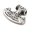 304 Stainless Steel Pendants STAS-M334-19AS-2