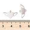 Non-Tarnish 5Pcs 201 Stainless Steel Pendants STAS-M056-05P-3