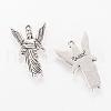 Tibetan Style Alloy Pendants TIBEP-Q063-73AS-RS-1