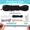 4 Sets 4 Colors Polyester Shoelaces DIY-FG0006-67-2
