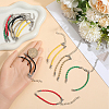SUNNYCLUE 30Pcs Braided PU Leather Cord Bracelet Making MAK-SC0001-30A-3