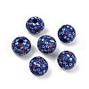 Independence Day Theme Wood European Beads WOOD-Z005-01C-02-1