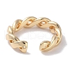 Brass Cuff Rings RJEW-G310-08G-3