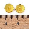 Brass Bead Caps Cabochon Settings KK-G502-15C-G-3