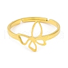 201 Stainless Steel Adjustable Rings for Women RJEW-D082-02G-2
