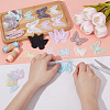  28Pcs 14 Styles Organza Lace Embroidery Costume Accessories DIY-NB0012-80-3