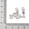 201 Stainless Steel Pendants STAS-Q342-41P-3