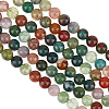 Olycraft 2 Strands Natural Indian Agate Beads Strands G-OC0005-65-1
