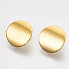 Ion Plating(IP) 304 Stainless Steel Stud Earring Findings STAS-Q231-06G-2
