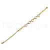 Electroplate Alloy Link Bracelets BJEW-T012-002-2