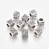 Alloy European Beads MPDL-WH0001-03AS-1