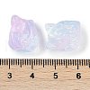 Transparent Spray Paint Glass Beads X1-GLAA-H035-01K-3