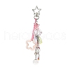 Jellyfish Glass Pendant Keychains KEYC-FZ00012-1
