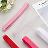 HOBBIESAY 4 Rolls 4 Colors Polyester Gauze Ribbon OCOR-HY0001-14-3