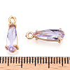 Faceted Glass Pendants GLAA-T010-004F-3