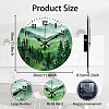 MDF Printed Wall Clock HJEW-WH0058-016-2