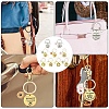 Alloy Enamel & 304 Stainless Steel Keychain KEYC-YW00094-01-6