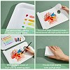 HOBBIESAY 1Pc Plastic Color Palette DIY-HY0001-69-4
