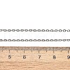 Tarnish Resistant Women Stainless Steel Cross Round Link Necklace Making X-NJEW-507L-7-3