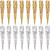 SUNNYCLUE 160Pcs 2 Colors Iron Bead Cones IFIN-SC0001-72-1