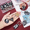 Printed Acrylic Pendants HJEW-AB00226-3