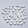 Transparent Spray Painted Glass Charms X-GLAA-R211-03-D06-1