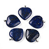Natural Lapis Lazuli Pendants G-S364-006E-1