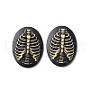 Halloween Cameos Opaque Resin Cabochons RESI-C017-01C-2