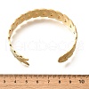 304 Stainless Steel Open Cuff Bangles for Women BJEW-Z083-02G-04-5
