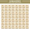 GOMAKERER 200Pcs Brass Beads KK-GO0001-75-5