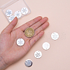 9 Pcs Christmas 304 Stainless Steel Pendants STAS-CJ0001-147-6