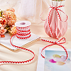 Gorgecraft 15.3~16M Polypropylene Fiber Wavy Fringe Trim Ribbon OCOR-GF0002-96A-4