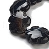 Dyed & Heated Natural Black Agate Beads Strands G-F769-A01-01-4