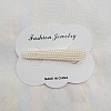 Imitation Pearl Alligator Hair Clips PW-WGA4327-08-1