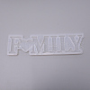 Word Family Silicone Molds DIY-WH0183-32-1