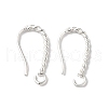 Long-Lasting Plated Brass Ear Wire KK-K381-07S-1